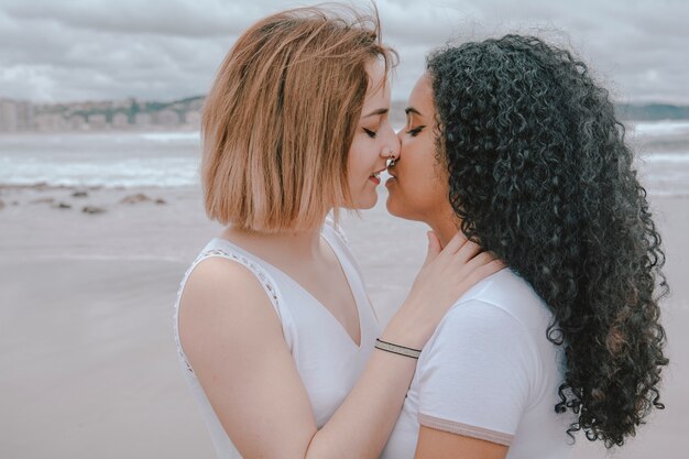 Lesbians At The Beach